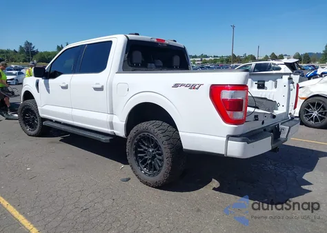 2022 Ford F-150 Lariat z USA, uszkodzony, nr VIN 1FTFW1E8XNFA74320